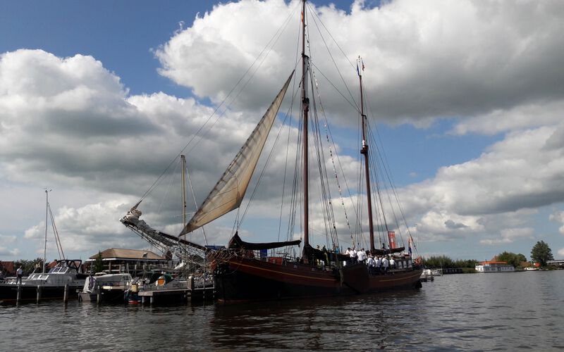 Varende of afgemeerde trouwlocatie